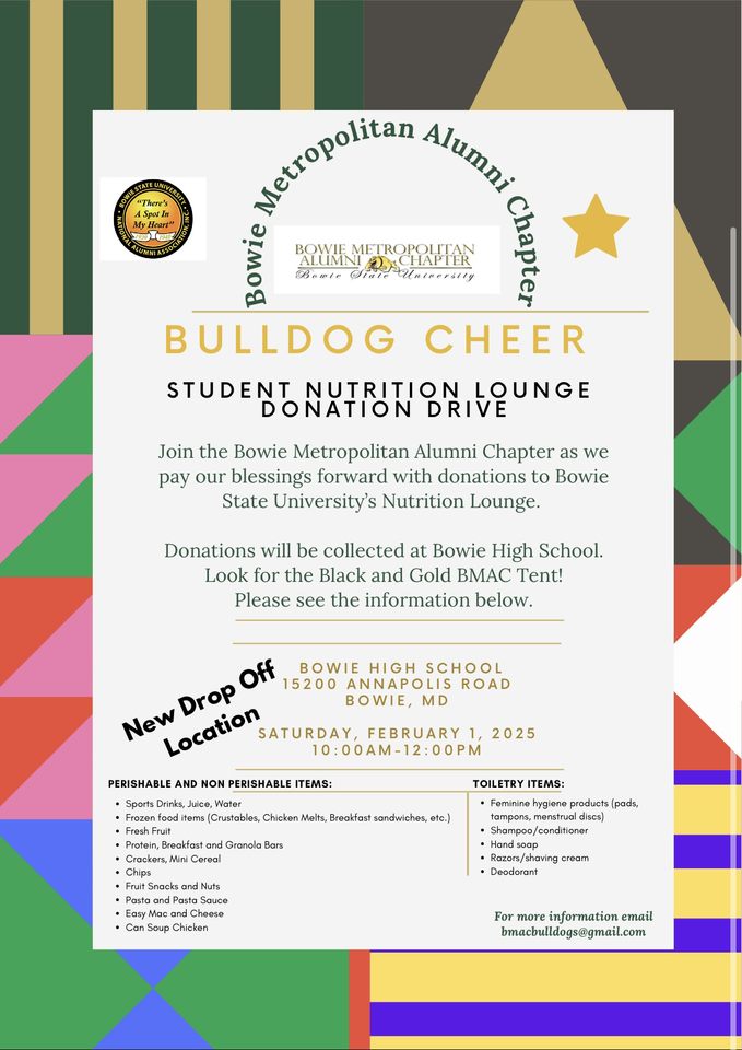 BULLDOG CHEER - Student Nutrition Lounge Donation Drive